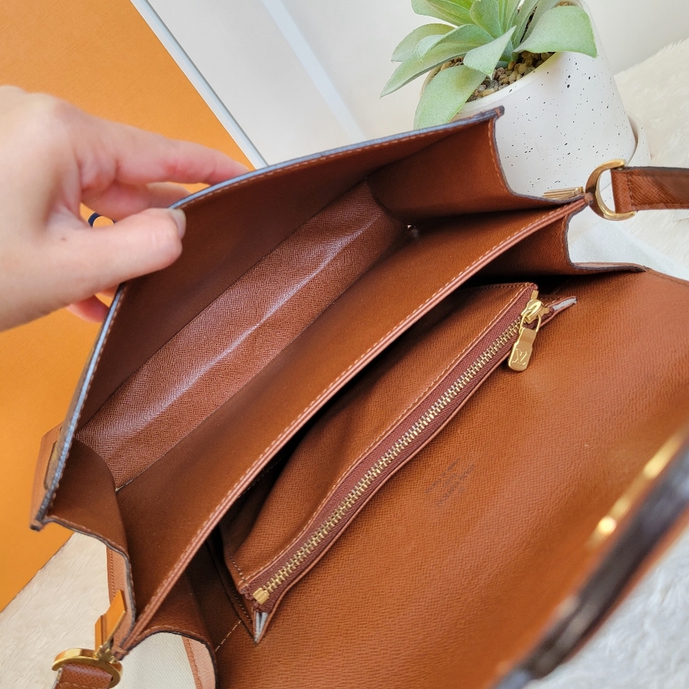 💕VERY RARE Authentic Louis Vuitton RASPAIL Crossbody/Shoulder Monogram - Picture 13 of 17